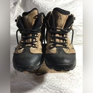 Merrell Réflex Mid Gore-Tex Taupe Leather Hiking Boots Waterproof Size 10 Women